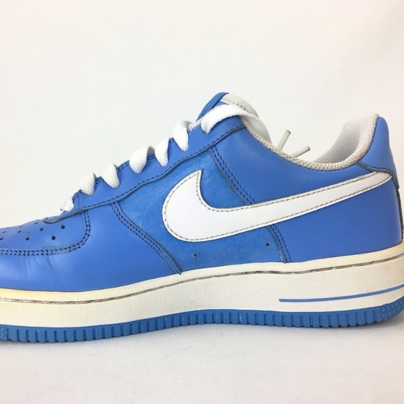 Nike Air Force 1 Low University Blue White Sz 8 - Picture 1 of 6